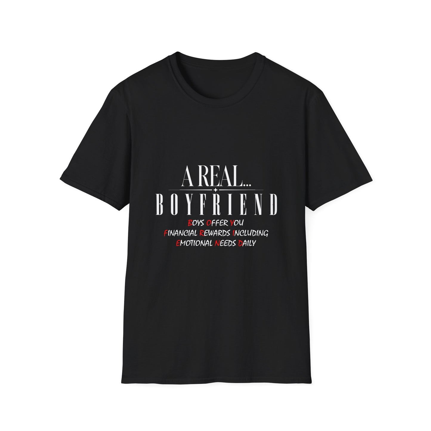 A Real Boyfriend Tee — Casual Everyday T-Shirt