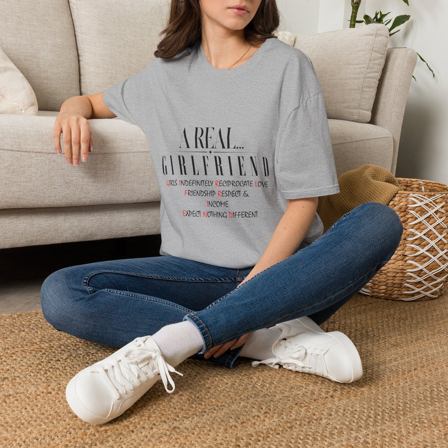 A Real Girlfriend T-Shirt — Funny Girlfriend Definition Tee