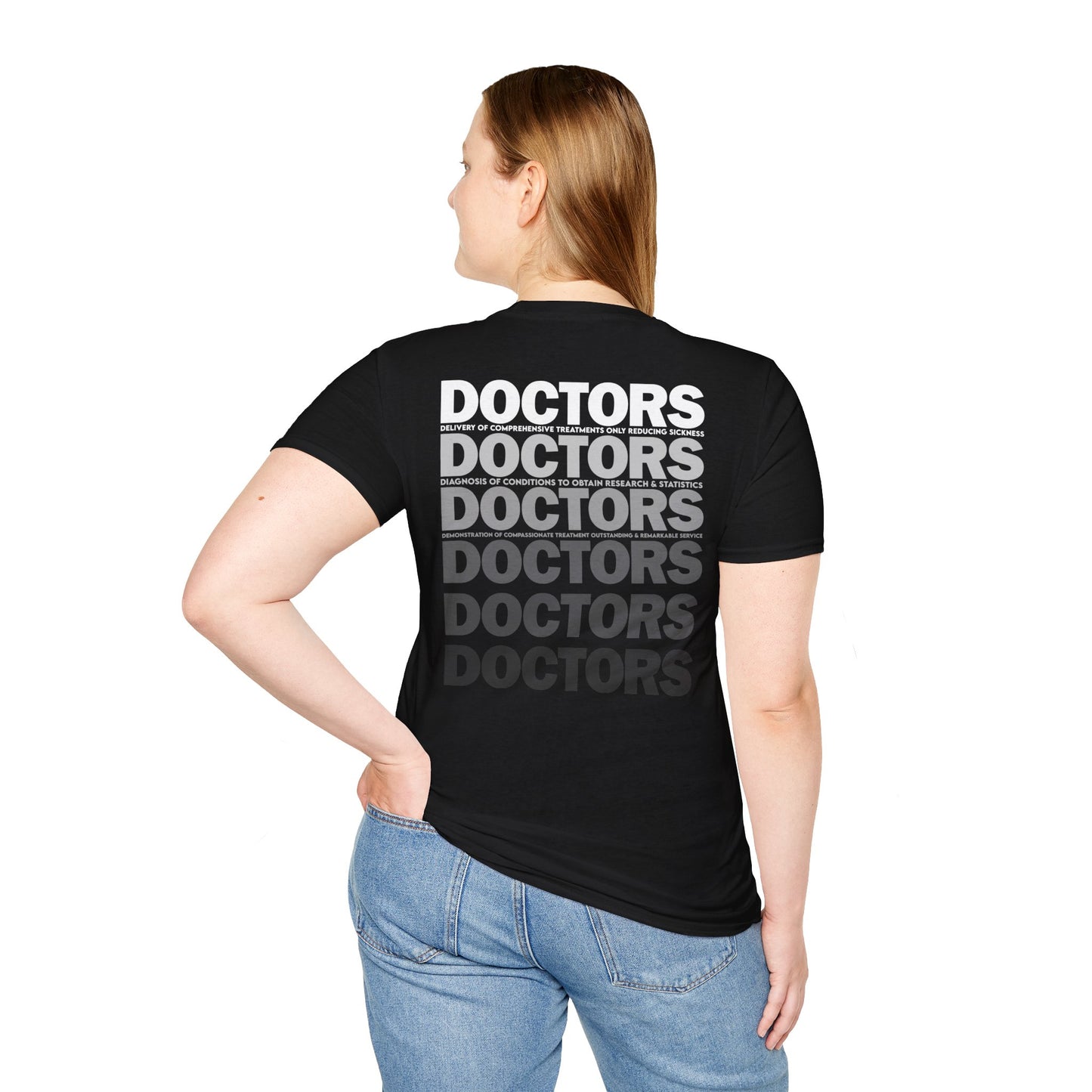 D.O.C.T.O.R.S. Unisex Softstyle T-Shirt - Medical Sly Tee for Healthcare Professionals