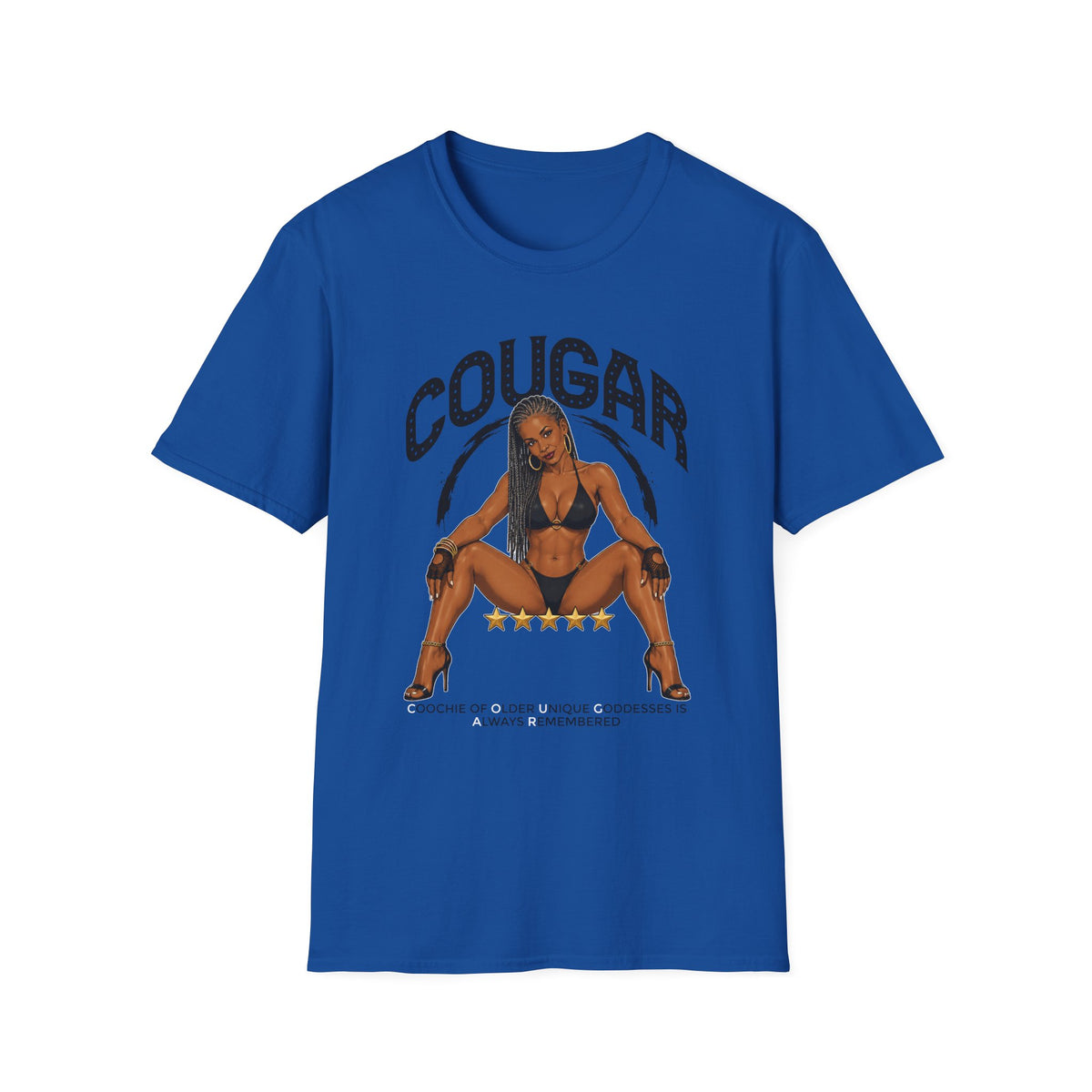 Cougar Graphic T-Shirt — Bold Vintage Pinup Style