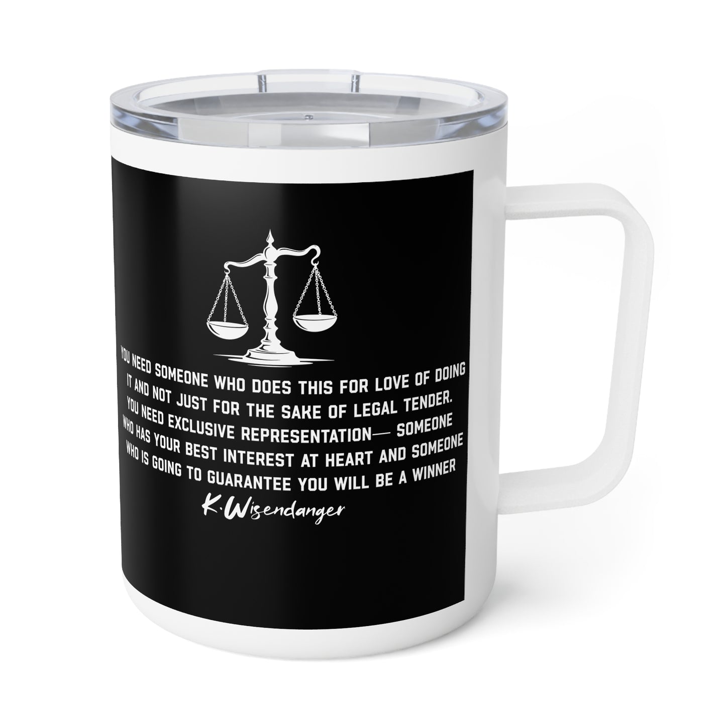 Legal Advocate Insulated Coffee Mug, 10oz - Perfect Gift for Lawyers, Attorney Appreciation, Legal Professionals, Law School [...]