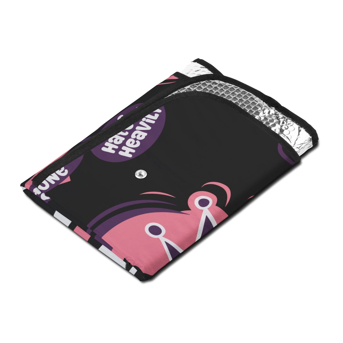 I'm That Bitch Car Sun Shade – Bold Pink Crown Auto Sunshade