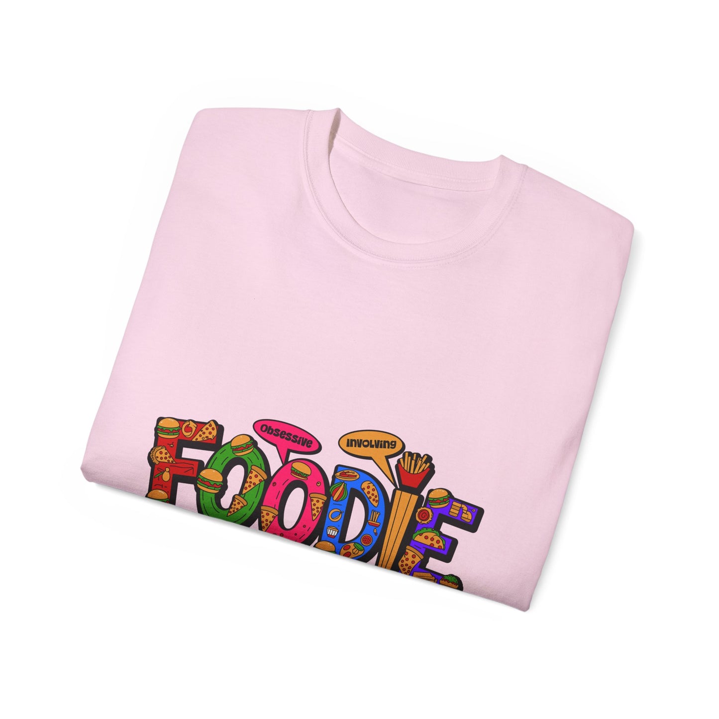 F.O.O.D.I.E. (Fascinating Obsessive Desires Involving Eating) Ultra Cotton Tee - Celebrate Culinary Passion