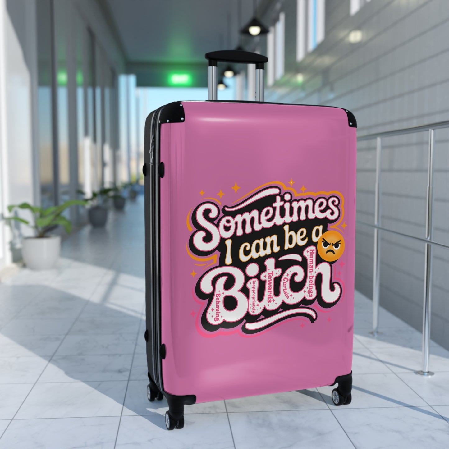 Sometimes I Can Be A BITCH, Luggage for Adventurers, Carry-On for Weekend Getaways, Perfect Travel Gift, Vibrant Lightweight [...]