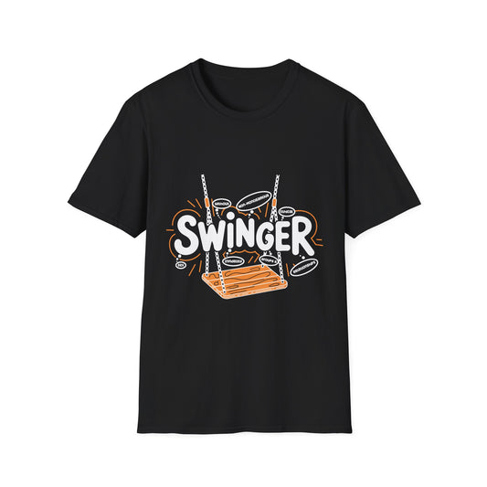 Fun S.W.I.N.G.E.R. (Sex Without Infidelity Non-Monogamous Groups Ethical Relationships) T-Shirt - Perfect for Promiscuous Spirits, Ethical Non-Monogamy & Adult Fun