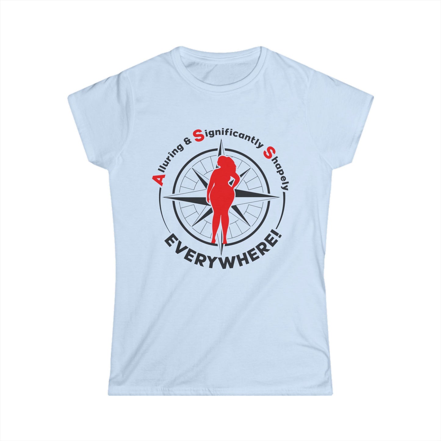 Alluring Significantly Shapely Women's Softstyle Tee - Perfect for Everyday Wear!