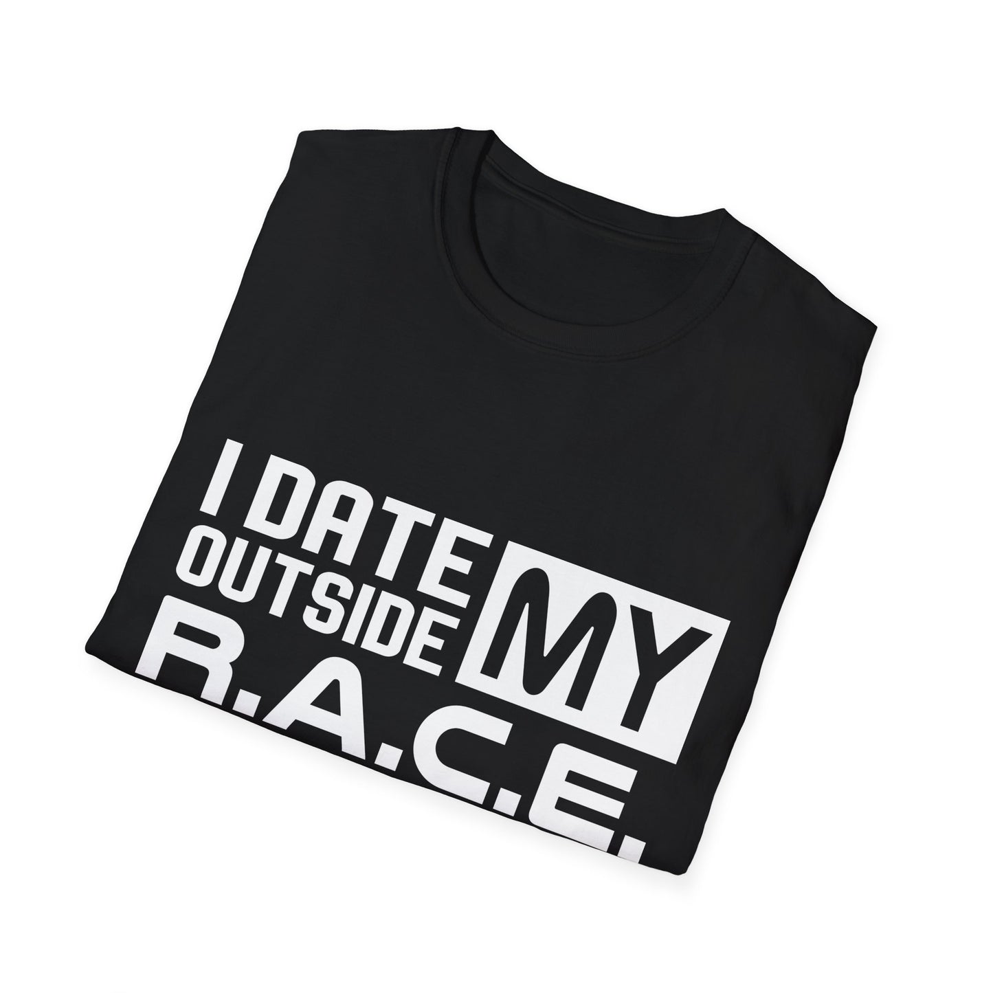 R.A.C.E. Unisex Softstyle T-Shirt Interracial For Couples