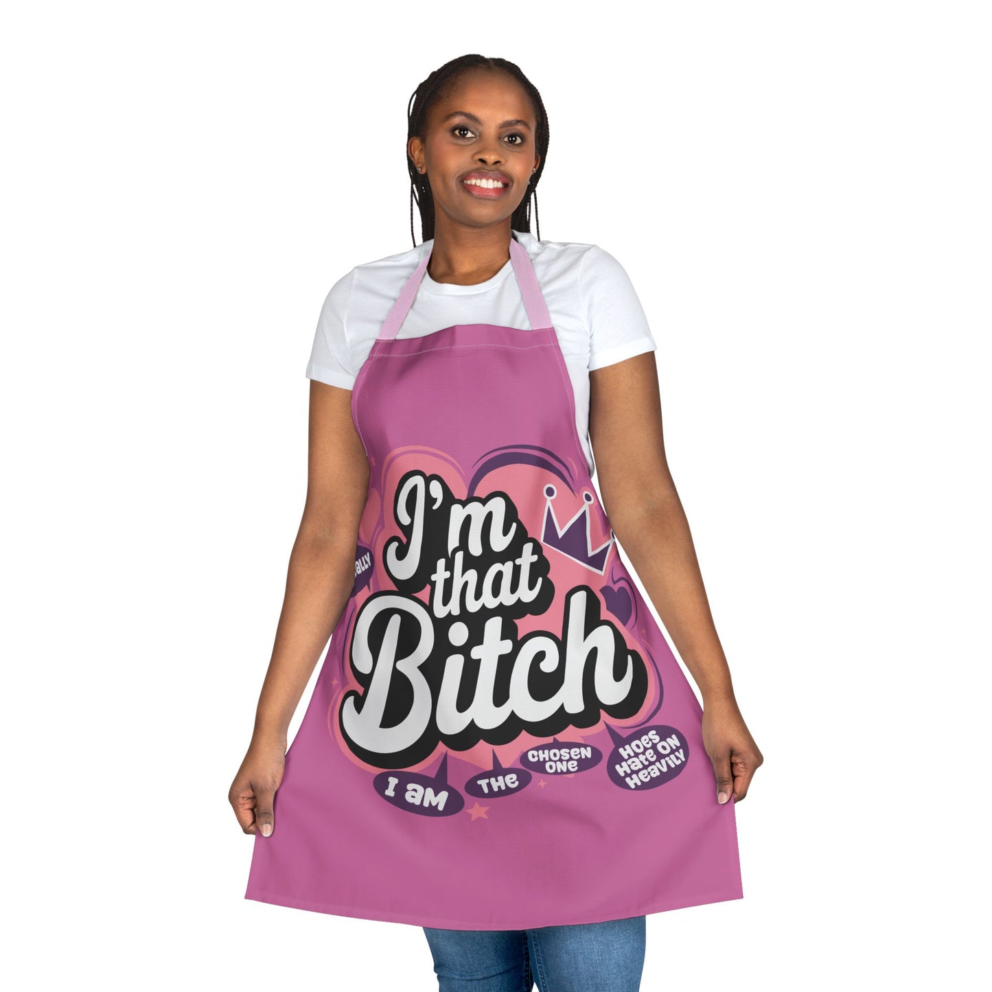 Funny Pink 'I'm That Bitch' Apron – Bold Statement Kitchen Apron for Chefs & Gift-Giving