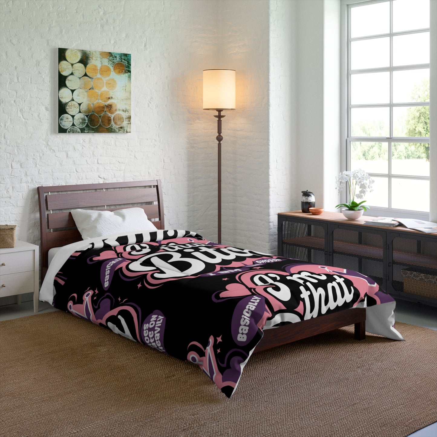 I'm That B.I.T.C.H. Bold Statement Comforter
