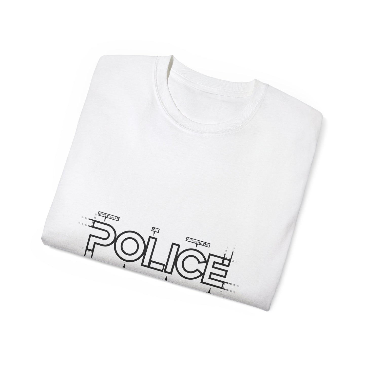 P.O.L.I.C.E. "Professional Officer of Law Improving Communities On Earth" Statement Tee - Ultra Cotton T-Shirt for Everyday Style
