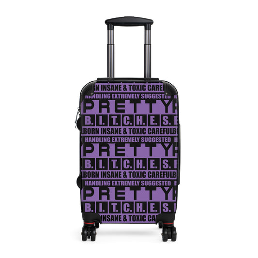 Pretty BITCHES Trendy Travel Suitcase with Bold Design, Luggage for Stylish Travelers