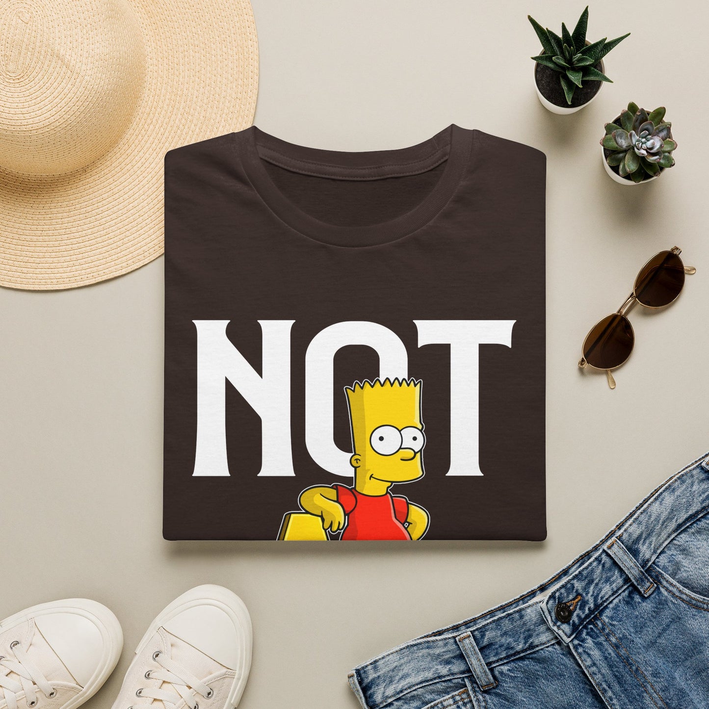 Not A S.I.M.P. T-Shirt — Funny Bart Simpson Graphic Tee