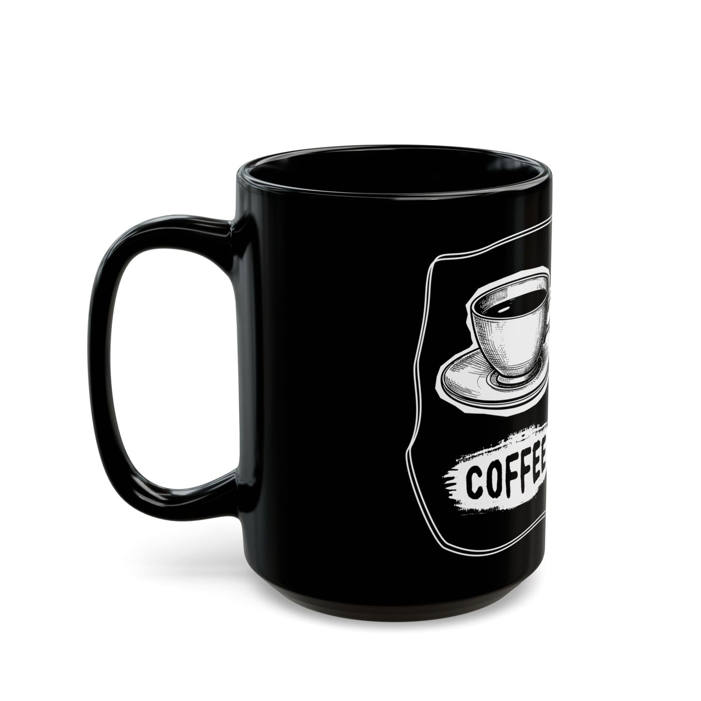 C.O.F.F.E.E. (Caffeine Offers Fuel For Everyday Energy) Coffee Lover Gift, Black Coffee Mug, Unique Mug for Home Office