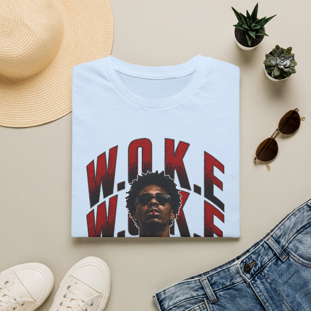 W.O.K.E. Graphic T-Shirt — Bold Social Justice Statement Tee