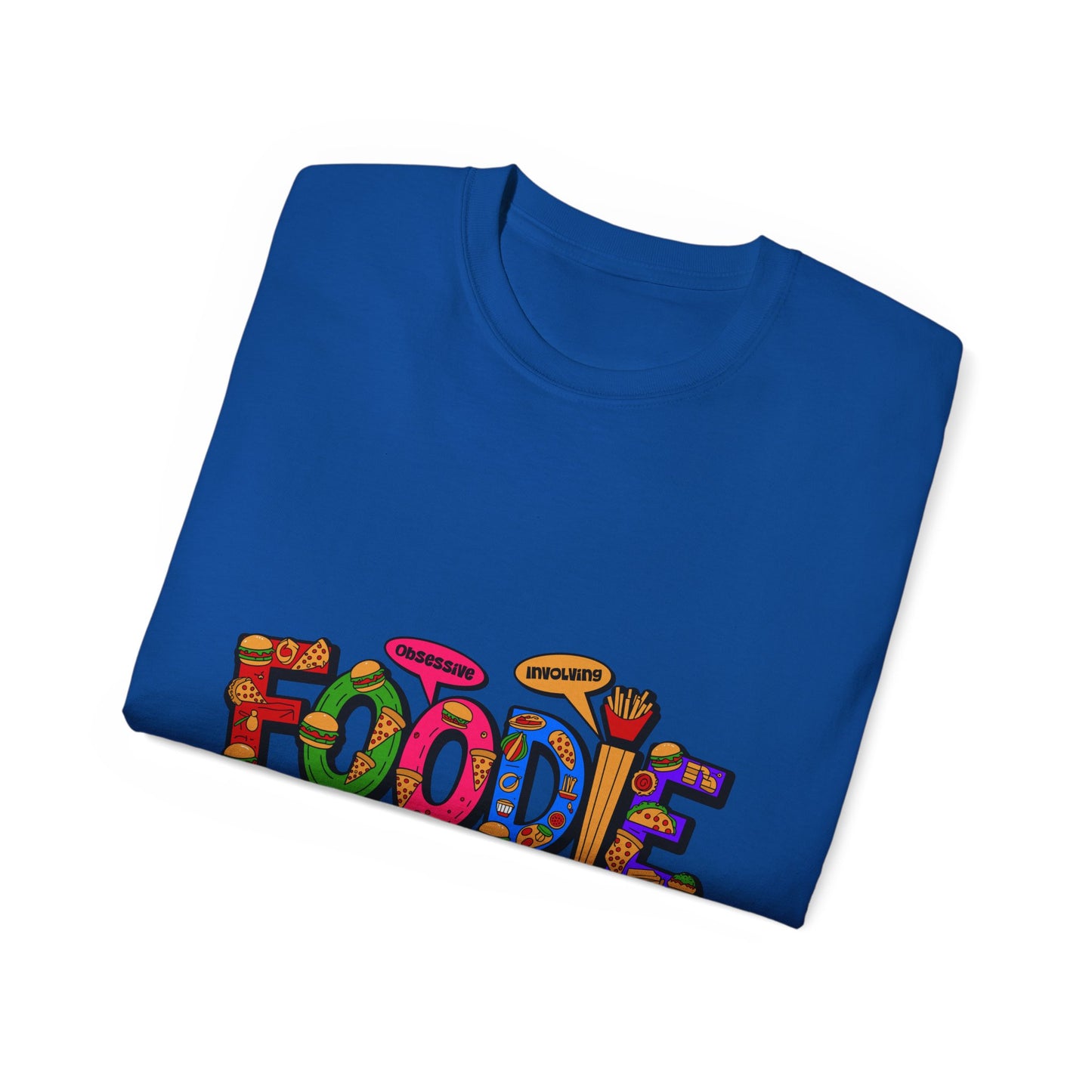 F.O.O.D.I.E. (Fascinating Obsessive Desires Involving Eating) Ultra Cotton Tee - Celebrate Culinary Passion