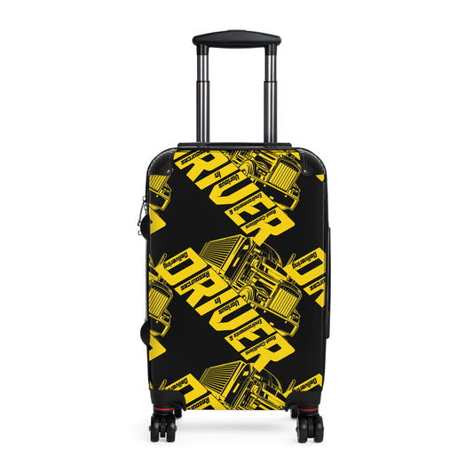 Truck Driver Suitcase – Vibrant Luggage for Trucking Enthusiasts, Travel Gear, Gift for Drivers, Cargo Theme, Durable Travel Case