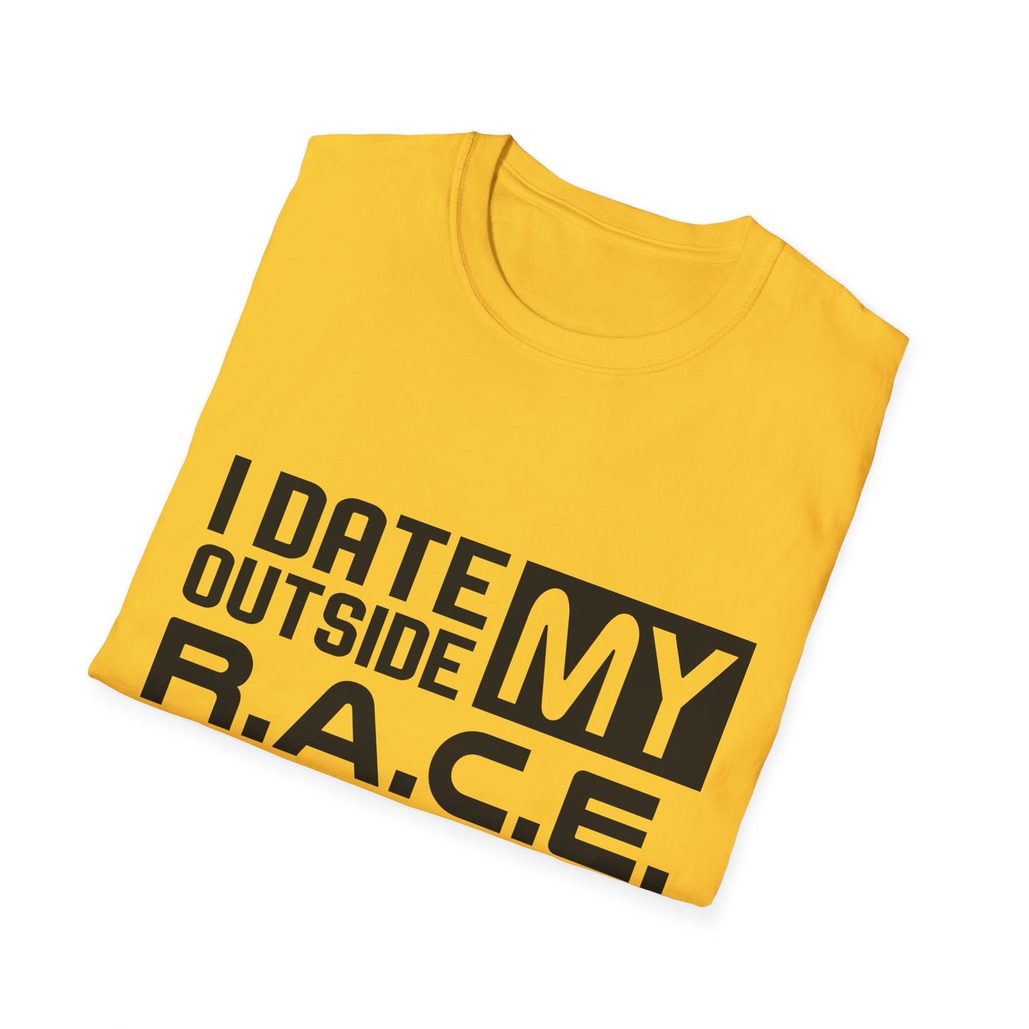 R.A.C.E. Unisex Softstyle T-Shirt Interracial For Couples