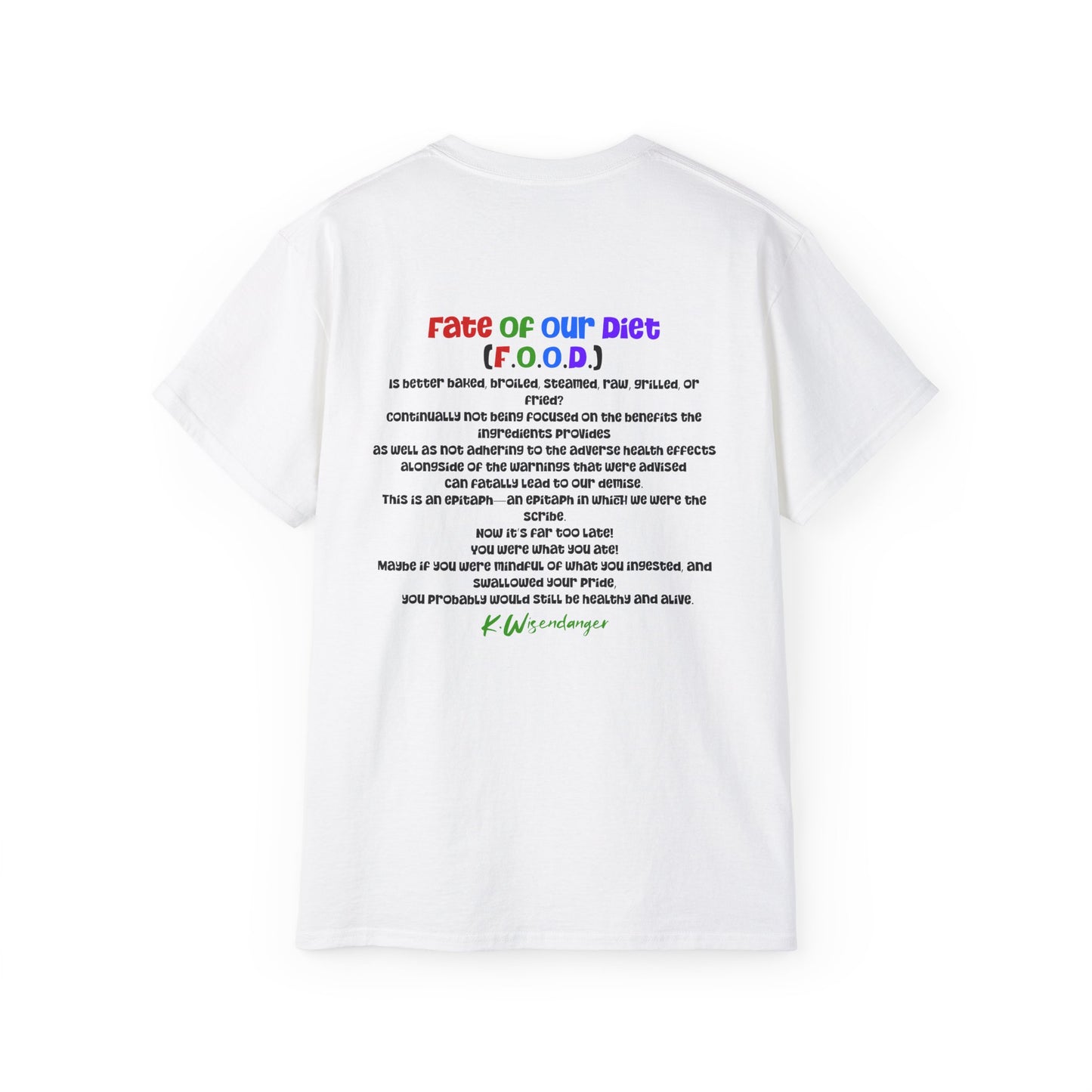 F.O.O.D.I.E. (Fascinating Obsessive Desires Involving Eating) Ultra Cotton Tee - Celebrate Culinary Passion
