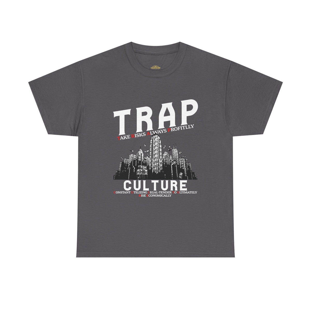 Trap Culture Tee — Urban Cityscape Streetwear T‑Shirt