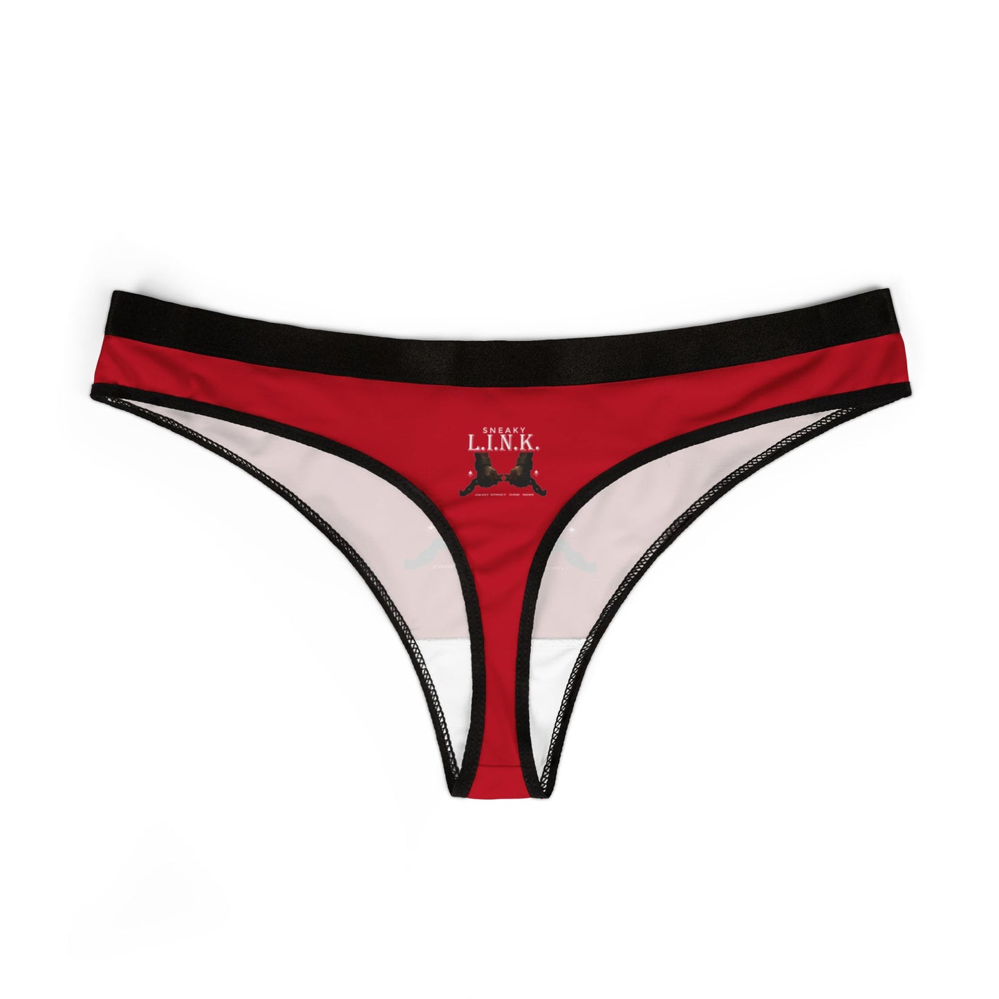 Sneaky L.I.N.K. (Low-Key Intimacy No-one Knows) Women's Thongs, Playful & Cheeky Underwear, Perfect for Gifting, Valentine's Day, Everyday Essentials, Lingerie Set