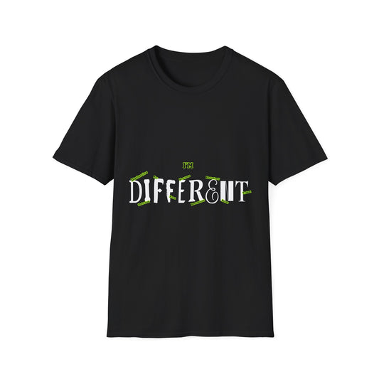I'M' D.I.F.F.E.R.E.N.T. Unisex Softstyle T-Shirt - Graphic Tee for Unique Souls, Casual Wear, Gifts for Friends, Summer Style, Confidence Booster