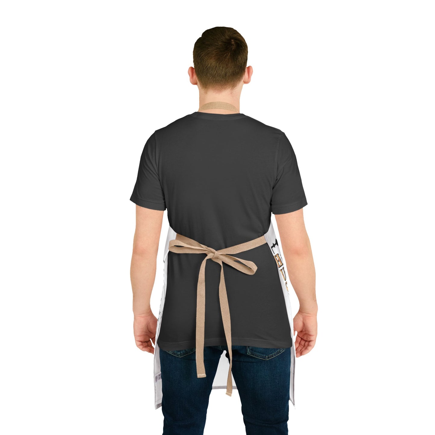 Premium Wedding Vows Apron — "His Union Should Be Absolutely Non Destructible" Decorative Cooking Apron