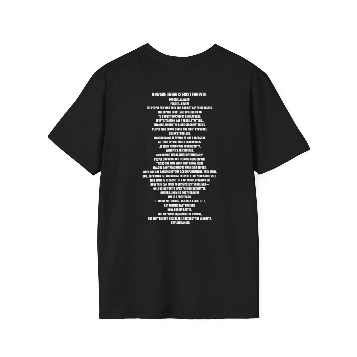 B.E.E.F. Unisex Softstyle T-Shirt - Basically Enemies Exist Forever Statement Tee