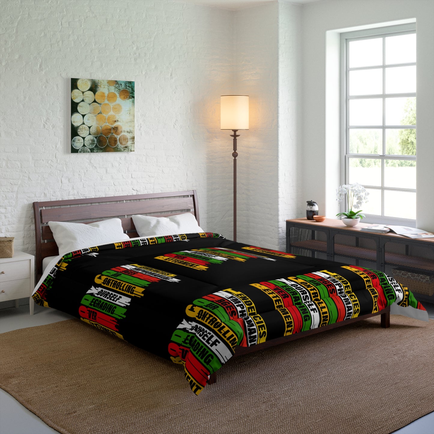 Body Count Comforter - Cozy Bedroom Decor, Music Lover Gift, Vibrant Bed Cover, Hip Hop Room Accessory, Holiday & Birthday Present