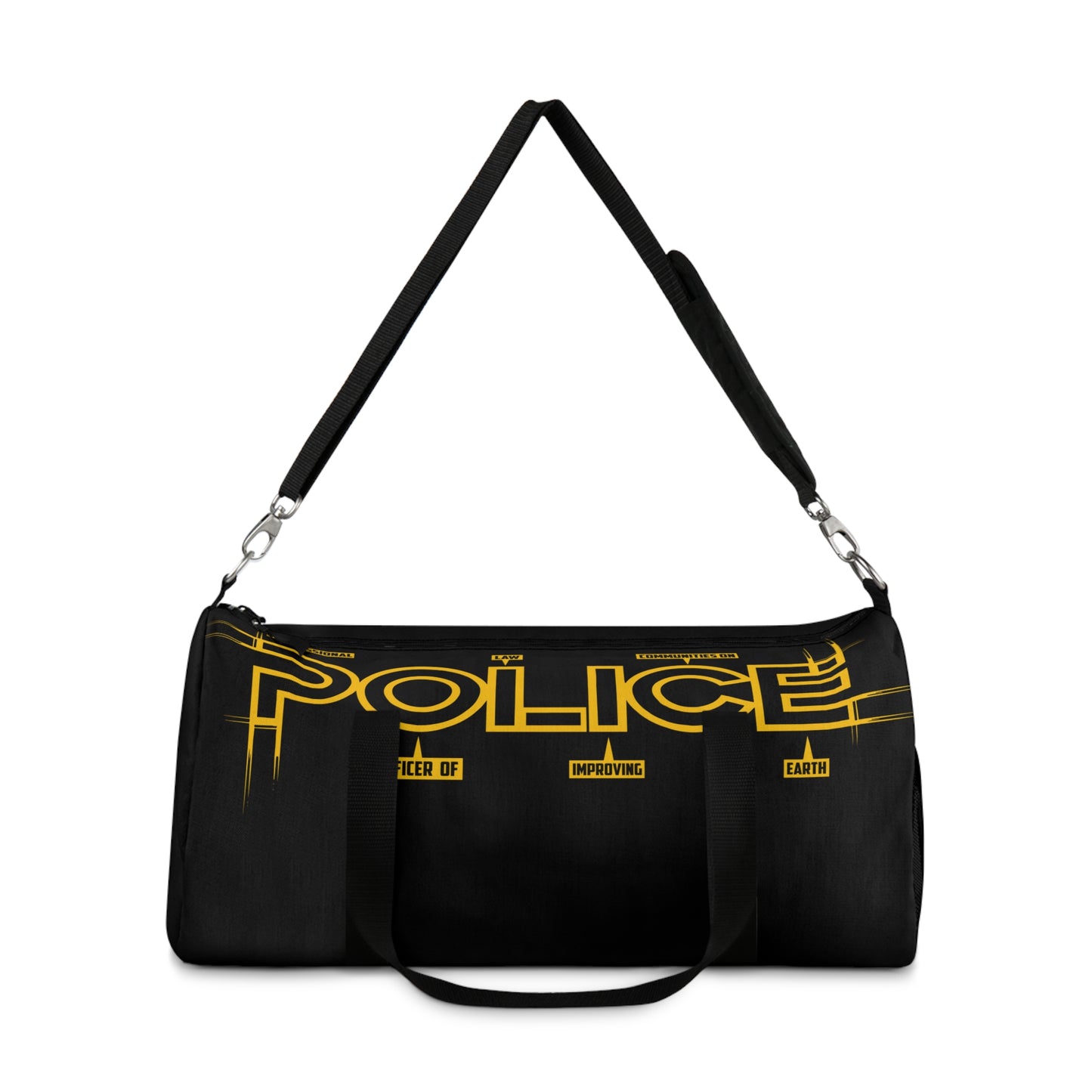 P.O.L.I.C.E. Support Duffel Bag with poem | Gym Bag, Sports Bag, Travel Bag, Workout Bag, Gift for Police Officers