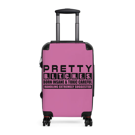 Pretty Bitches suitcase Perfect for Travel Adventures, Funny Luggage for Women, Stylish Carry-On Bag