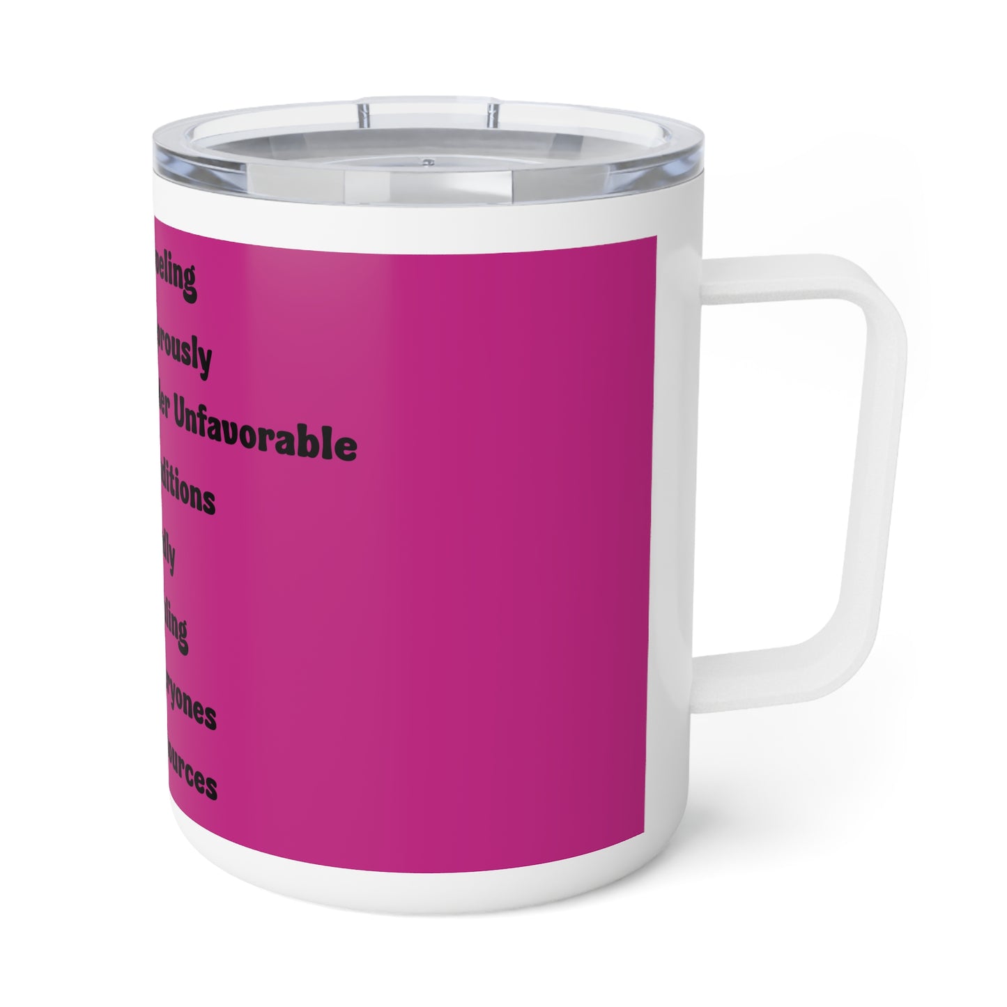 Truckher Insulated Coffee Mug, 10oz - Perfect Gift for Female Drivers, Travel Coffee Mug, Fun Trucking Accessory