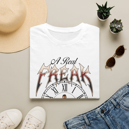 Freak Graphic T-Shirt — Edgy Retro Logo Tee with Bold Typography