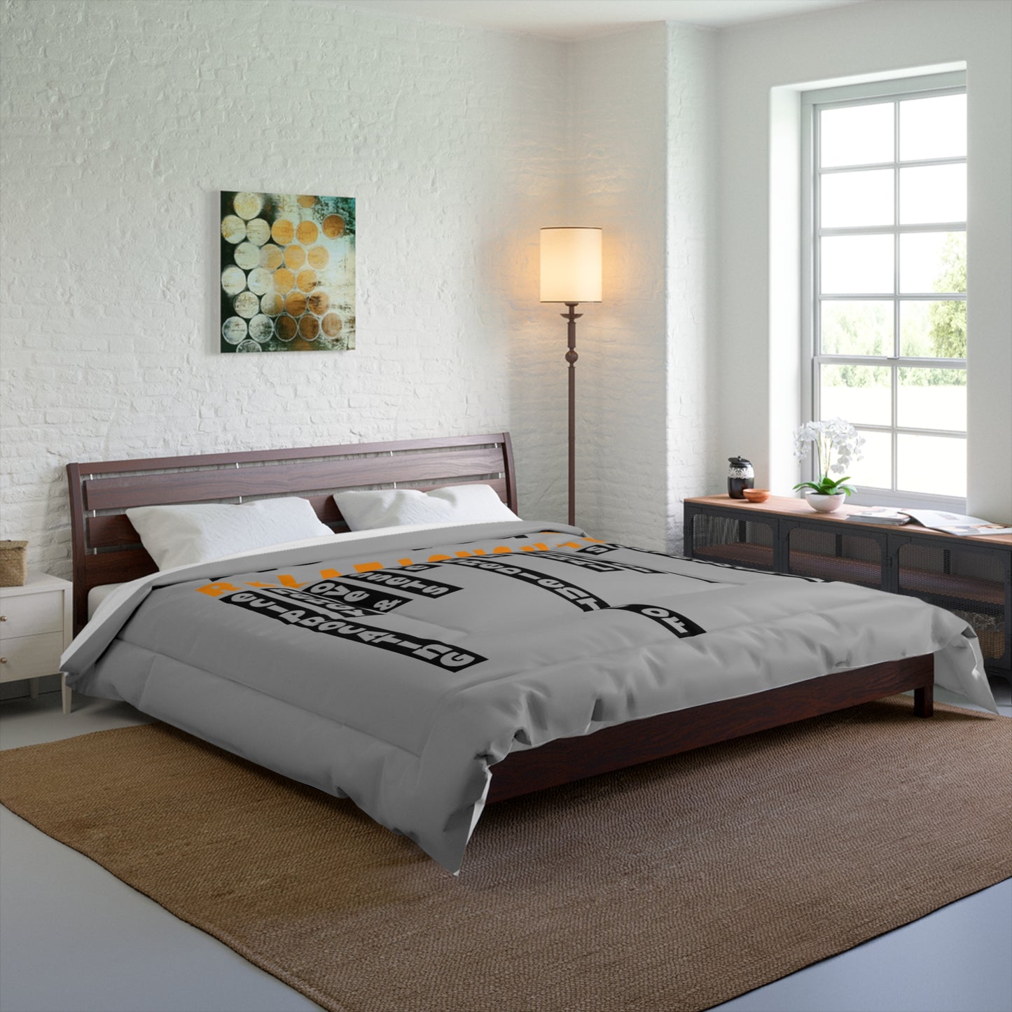 Relationship Comforter, Cozy Bedspread, Bedroom Decor, Gift for Couples, Love Theme Bedding, Relationship Goals Home Accents