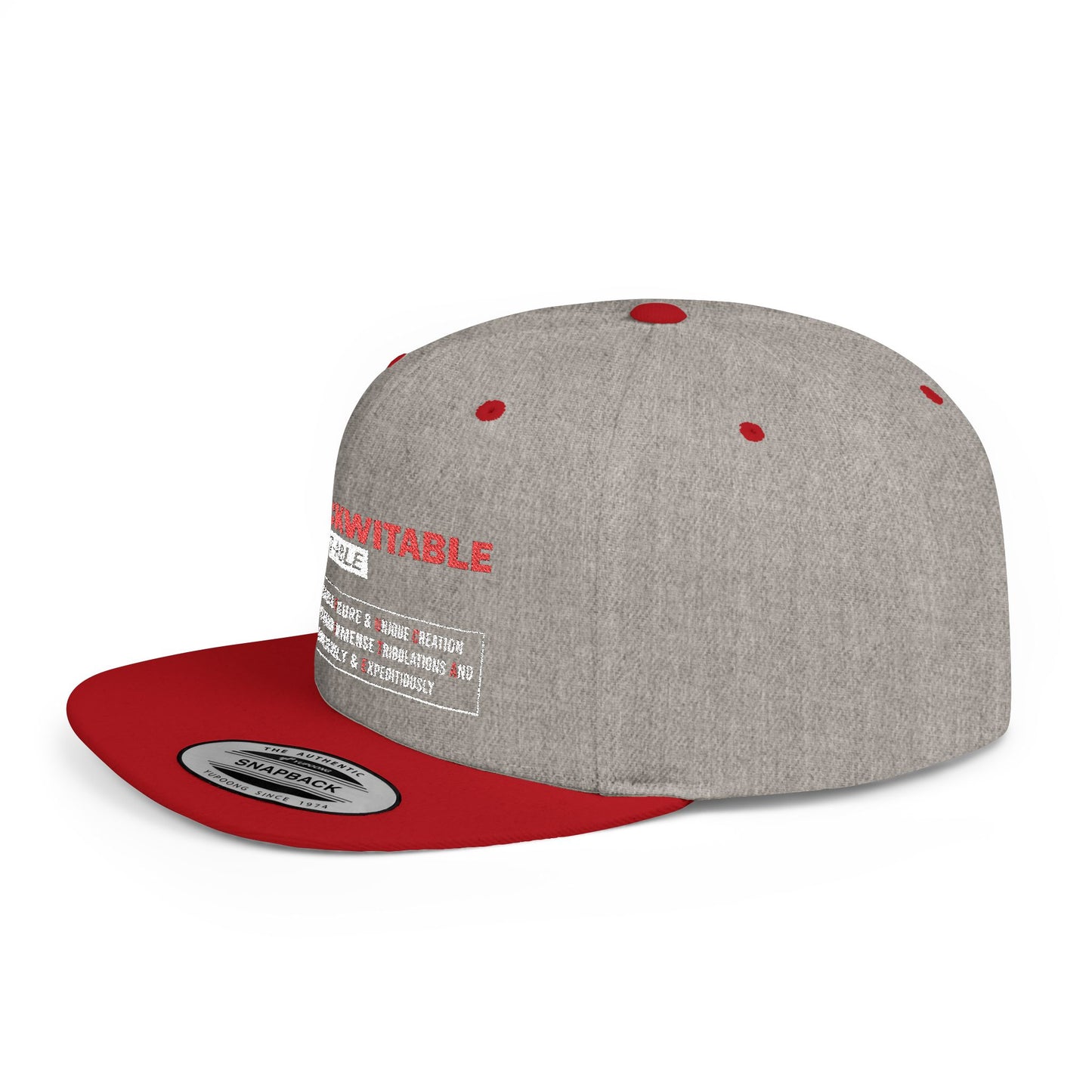 U.N.F.U.C.K.W.I.T.A.B.L.E. Bold Statement Snapback Hat for Confident Style, Unfuckwitable Cap, Streetwear Hat