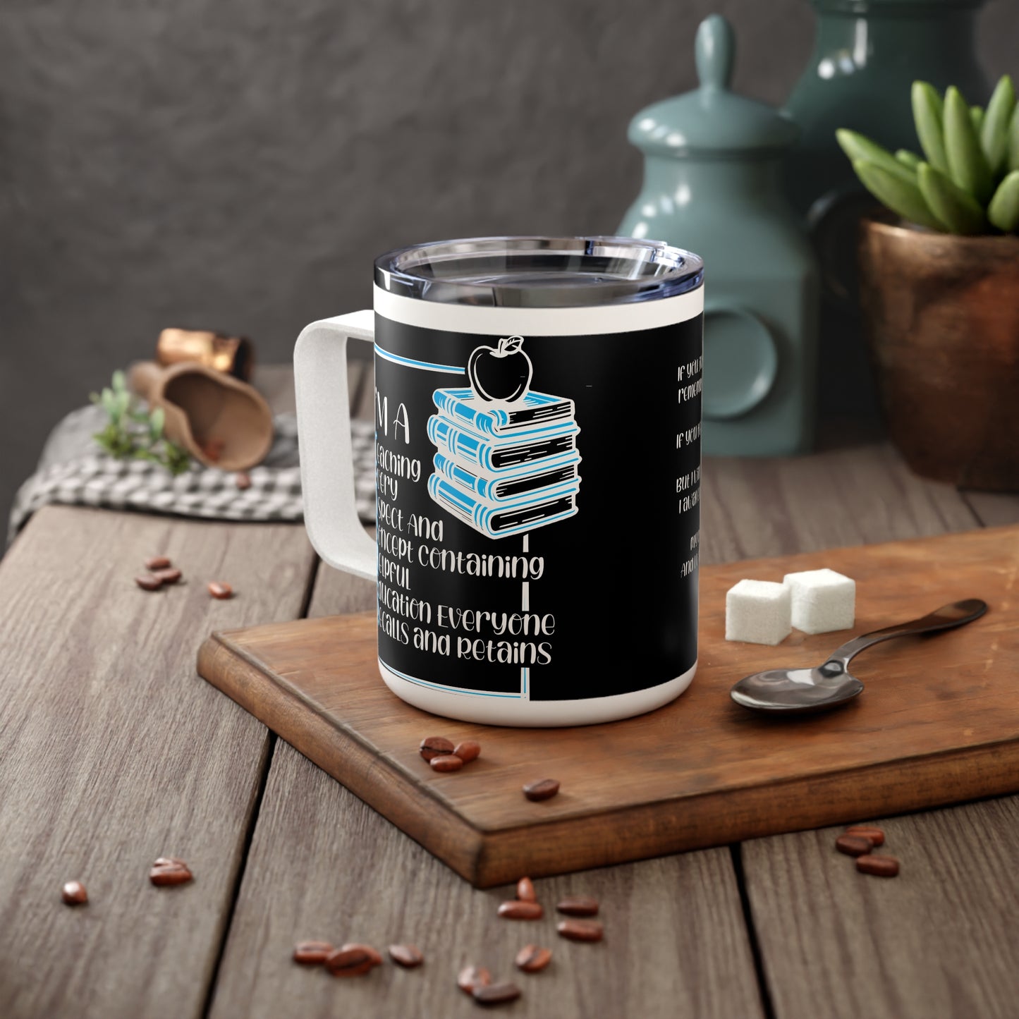 T.E.A.C.H.E.R. Inspirational Teacher Coffee Mug, Cute Teacher Gift, Home Office Mug, Motivational Drinkware