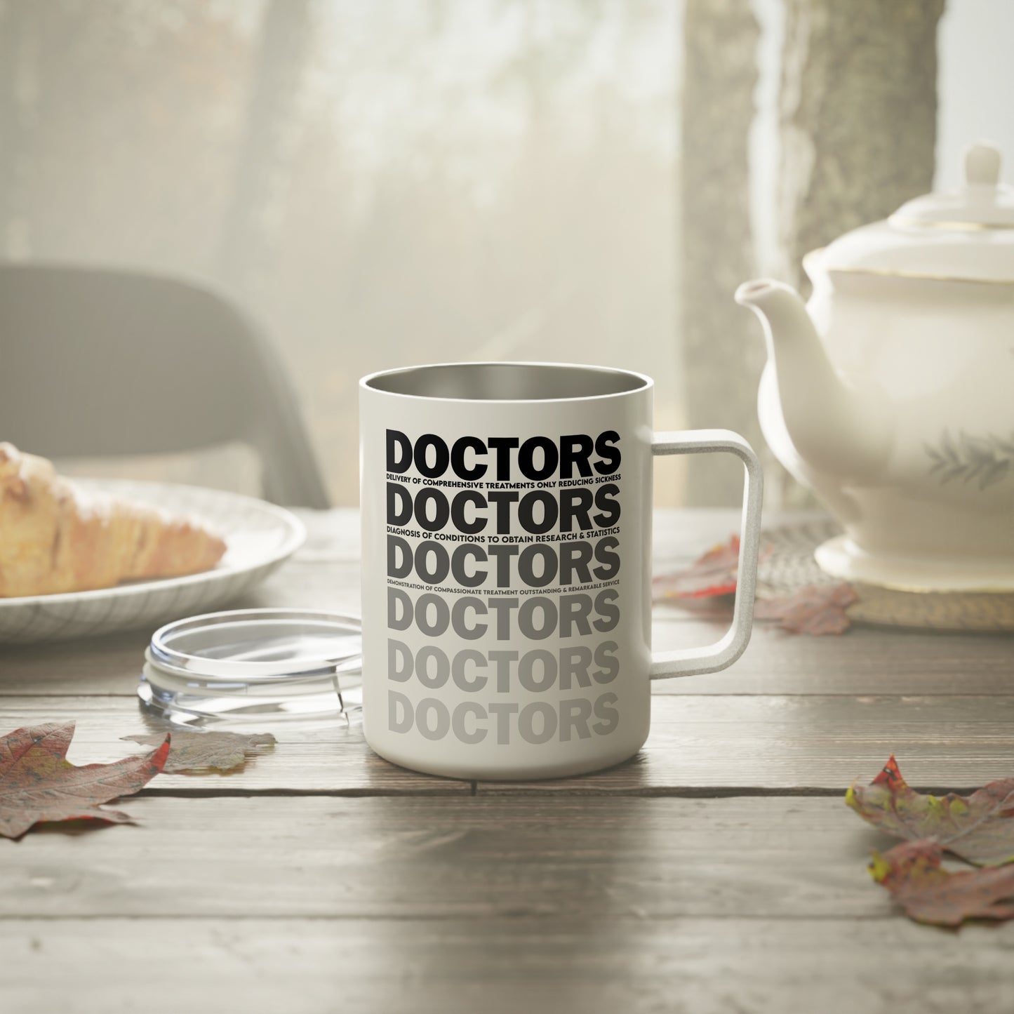 D.O.C.T.O.R.S. Sleek Insulated Coffee Mug | Modern Design for Doctors | Great for Gifts, Home, Office, Travel, and Holidays
