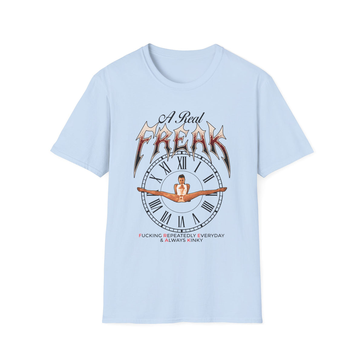 Freak Graphic T-Shirt — Edgy Retro Logo Tee with Bold Typography