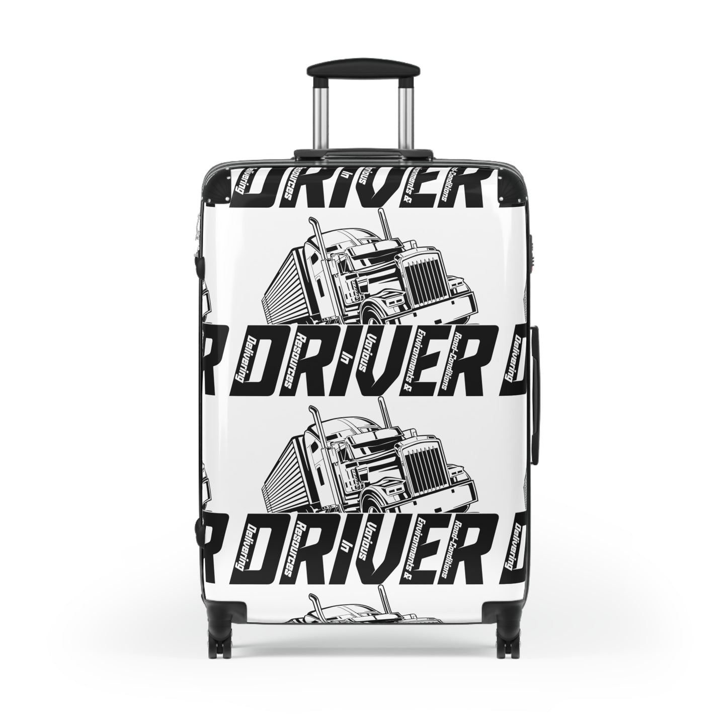 Truck Driver Suitcase - Luggage for Road Trip Lovers, Adventure Travel, Unique Gift for Truckers, Travel Gear