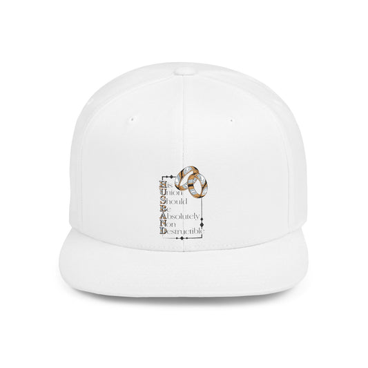 H.U.S.B.A.N.D. Stylish Flat Bill Snapback Hat, Trendy Cap for Fashion Lovers, Perfect Gift for Birthdays, Street Style, Everyday Wear