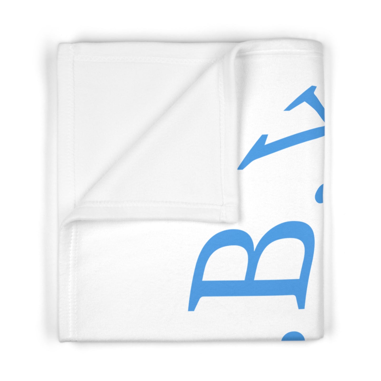 B.A.B.Y. (Born All Because of Ya'll) Cozy Fleece Baby Blanket - Perfect for Newborns, Baby Showers, Nursery Decor, Gift for New Parents, Soft and Warm