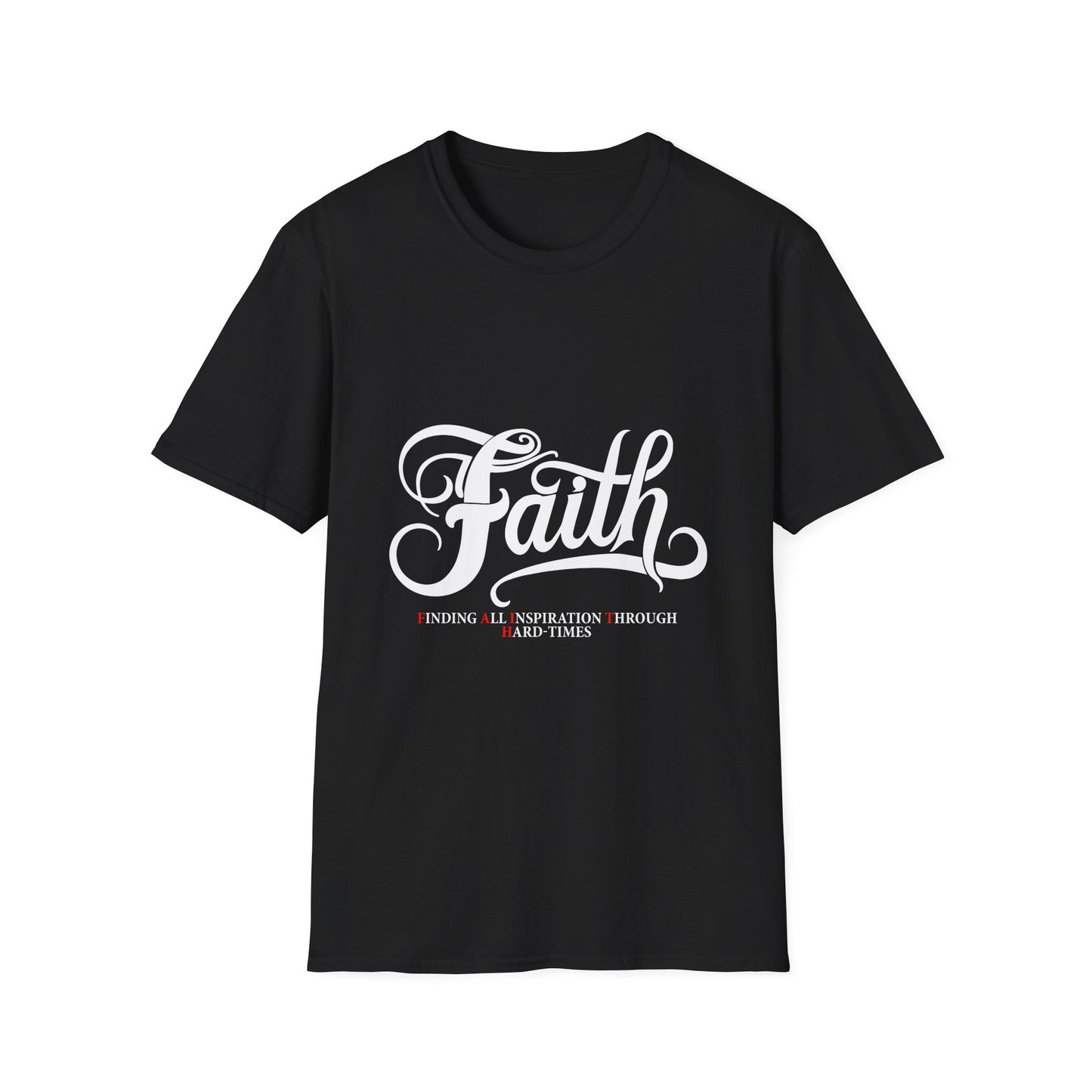 Faith Script T-Shirt — Inspirational Christian Tee