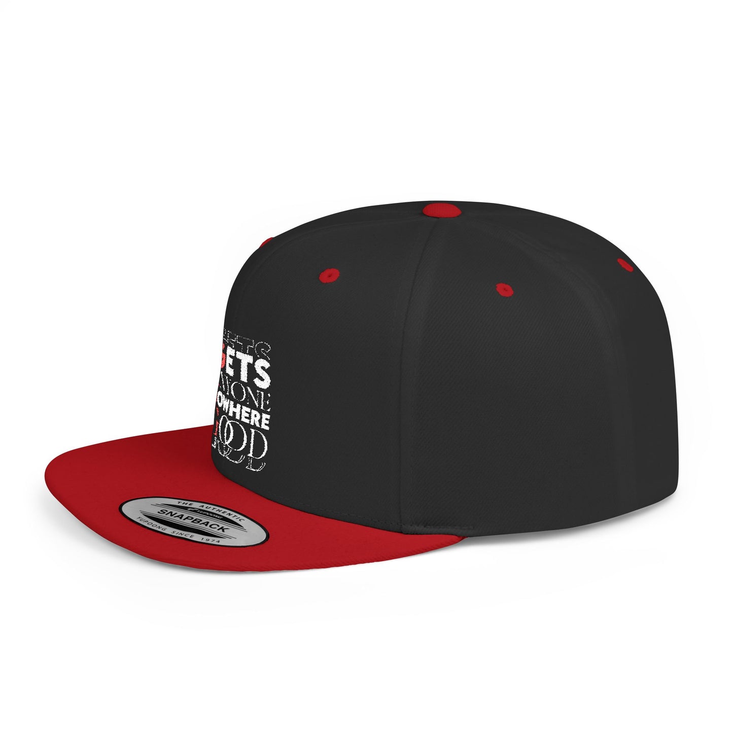Trendy Flat Bill Snapback Cap, Bold Streetwear Hat, Perfect Gift for Teens, Casual Everyday Wear, Fashion Statement