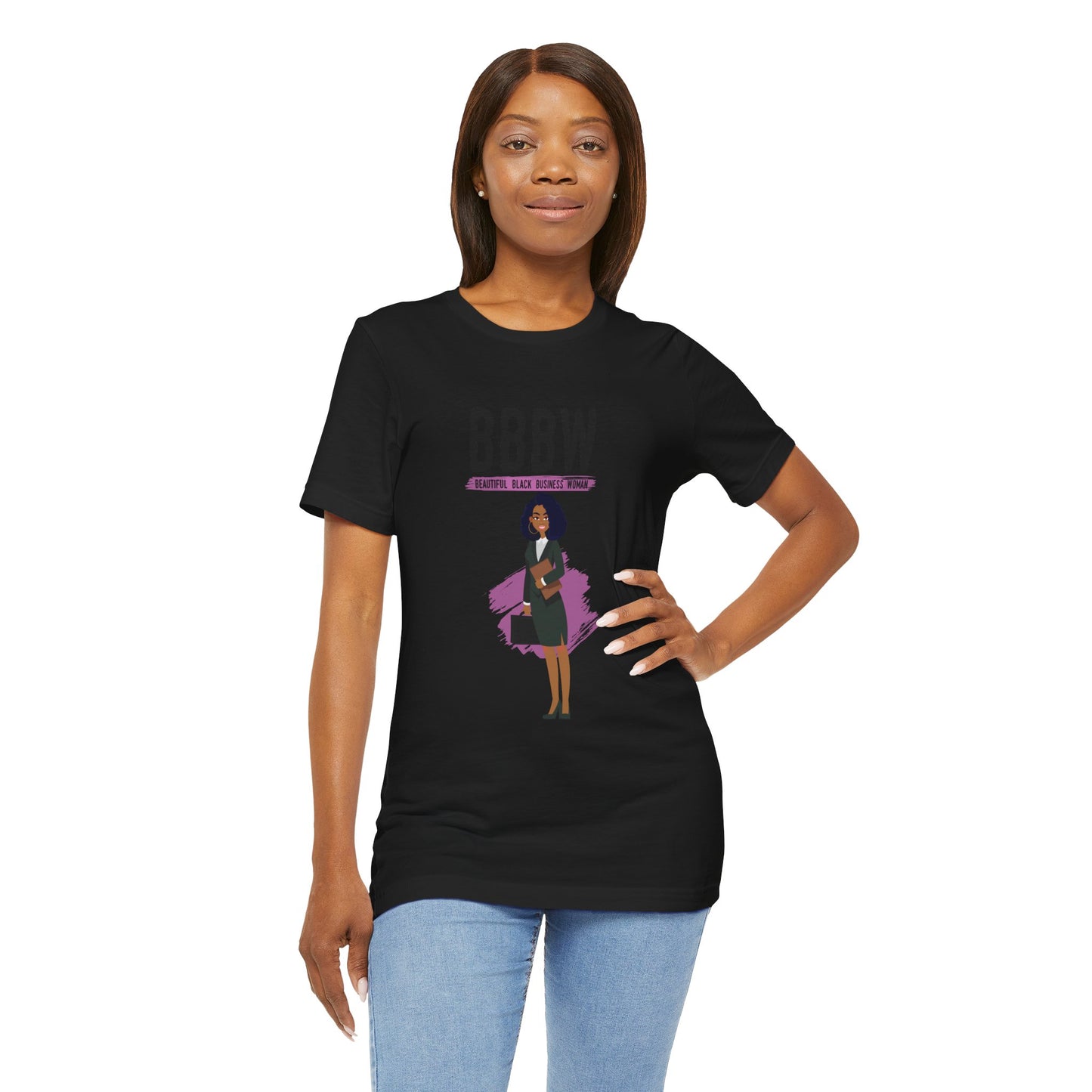 Empowering BBBW Black Beauty Short Sleeve Tee