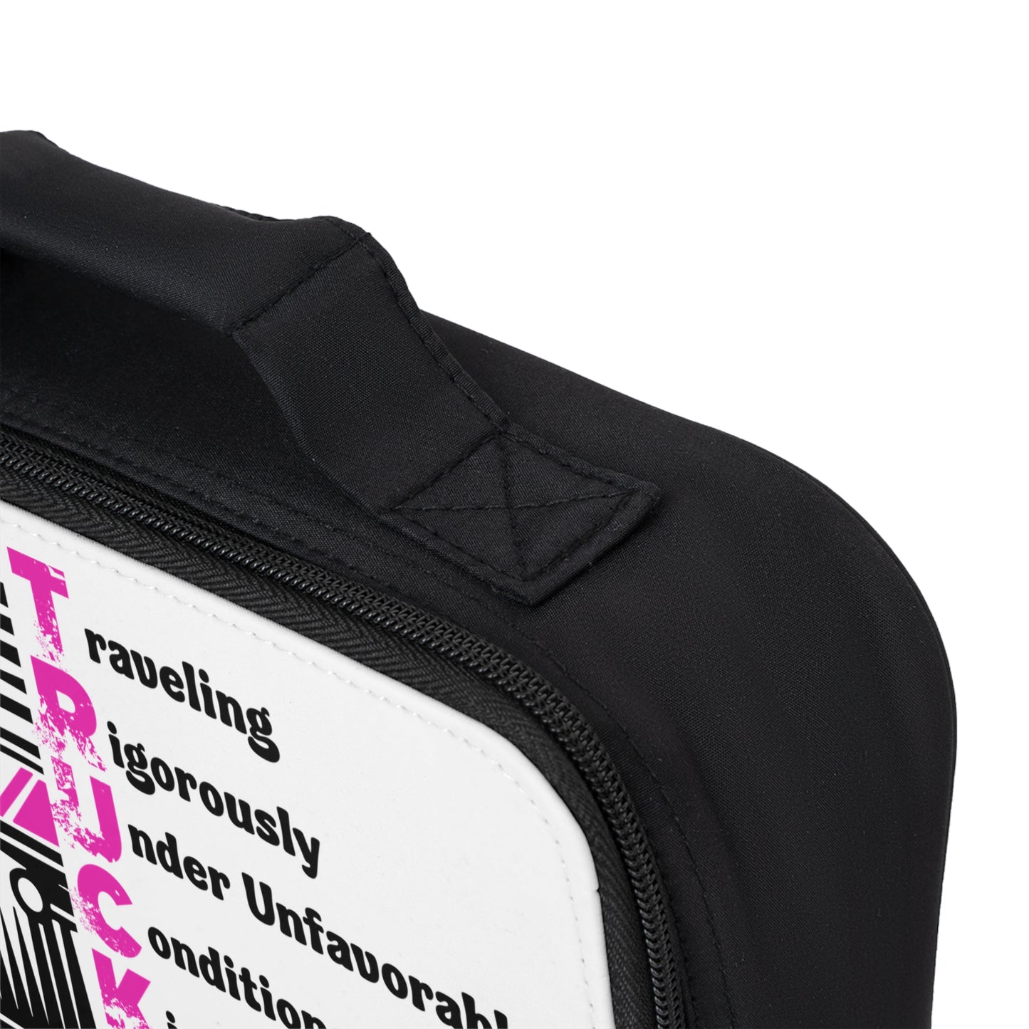 Lunch Bag — "TRUCKER" Acrostic Design (Traveling Rigorously Under Unfavorable Conditions Kindly Hauling Everyone's Resources)