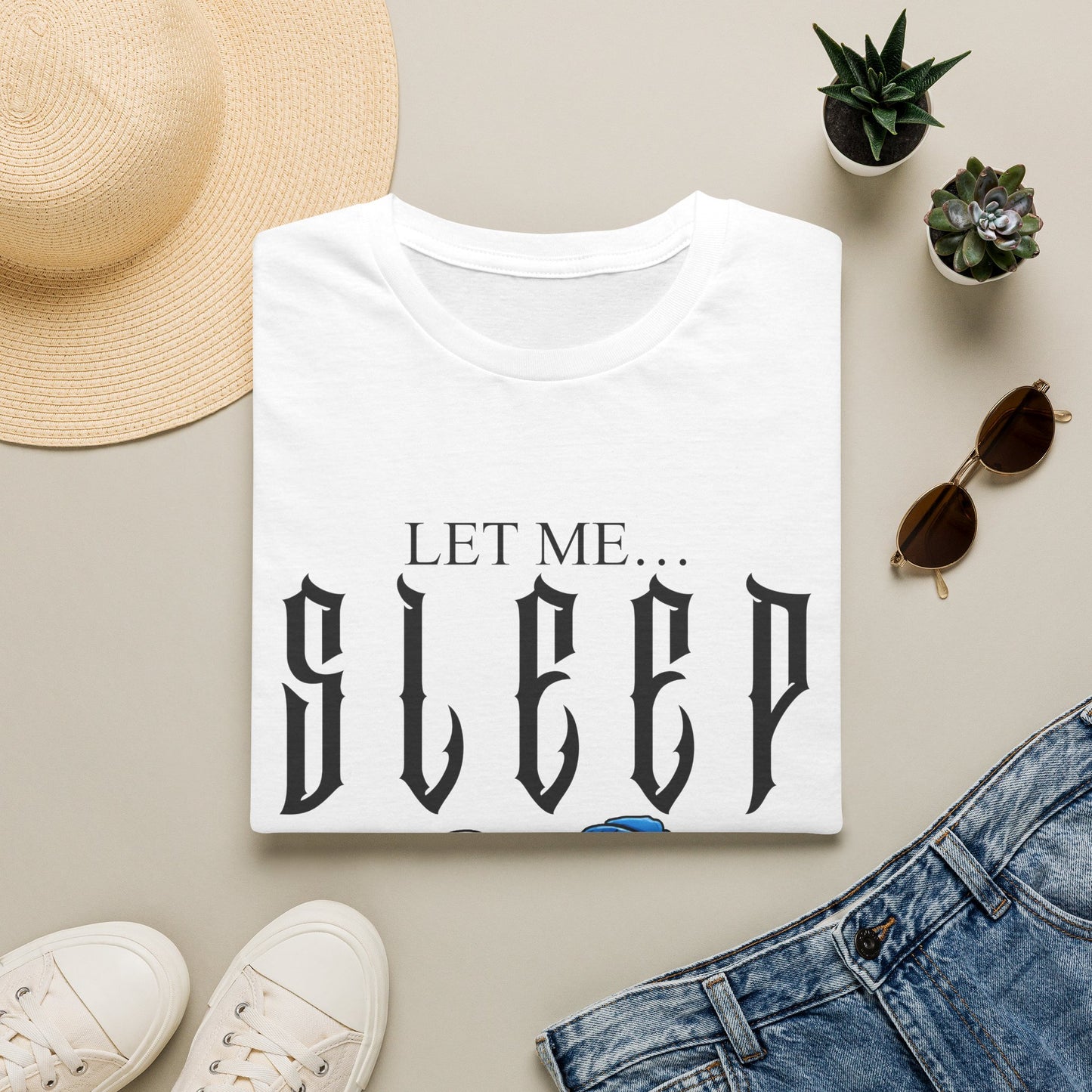 Let Me Sleep T-Shirt — Cute Nap Cloud Graphic Tee for Sleep Lovers