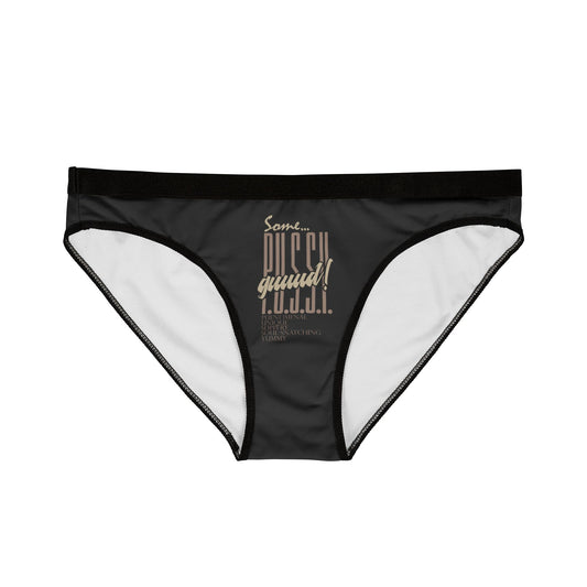 GUUD P.U.S.S.Y. Bold Women's Underwear | Comfy Cheeky Briefs | Playful Lingerie | Gift for Her | Self-Care Essential | Fun Everyday Wear