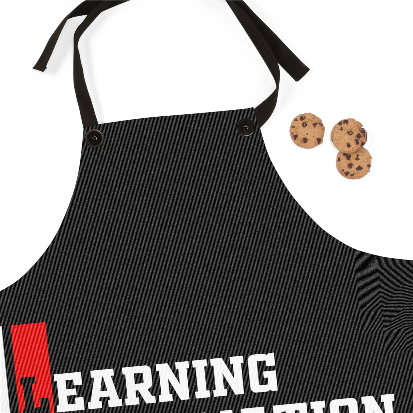 Apron — "LIFE: Learning Information From Experience" Chef Apron, Inspirational Cooking Gift