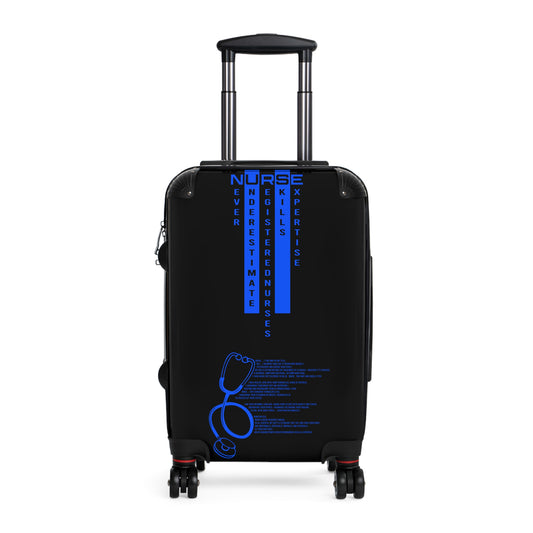 N.U.R.S.E. Suitcase, Travel Luggage for Healthcare Workers, Inspirational Gifts for Nurses, Carry-On Bag for Nurses, Stethoscope Design, [...]