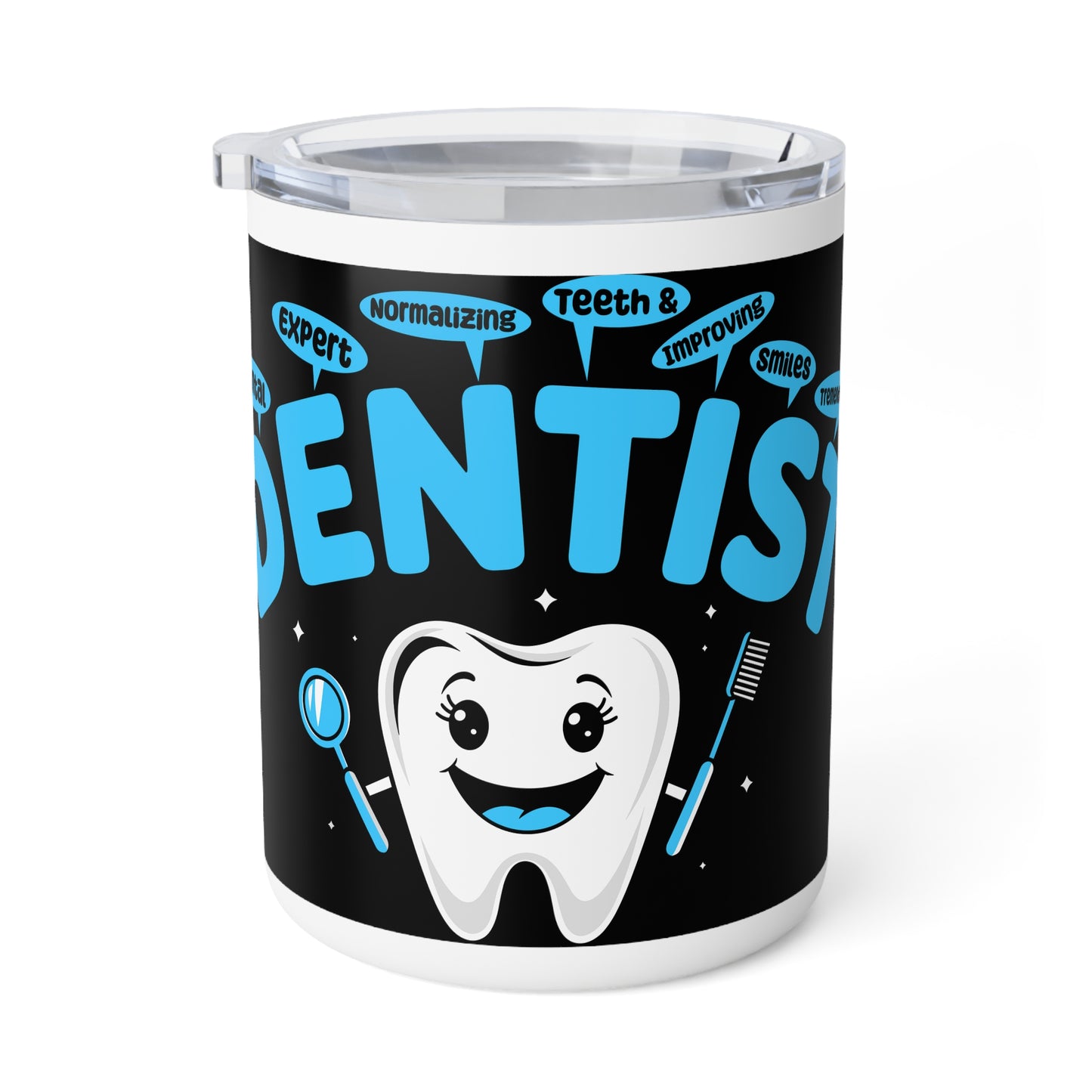 Charming D.E.N.T.I.S.T. Insulated Coffee Mug, 10oz | Perfect Gift for Dental Professionals, Funny Coffee Cup, Unique Dental Humor, Coffee [...]