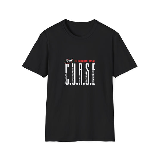 Break The Generational C.U.R.S.E. (Constant Unsatisfactory Results & Similar Experiences) Unisex T-Shirt - Softstyle Tee, Casual Wear,